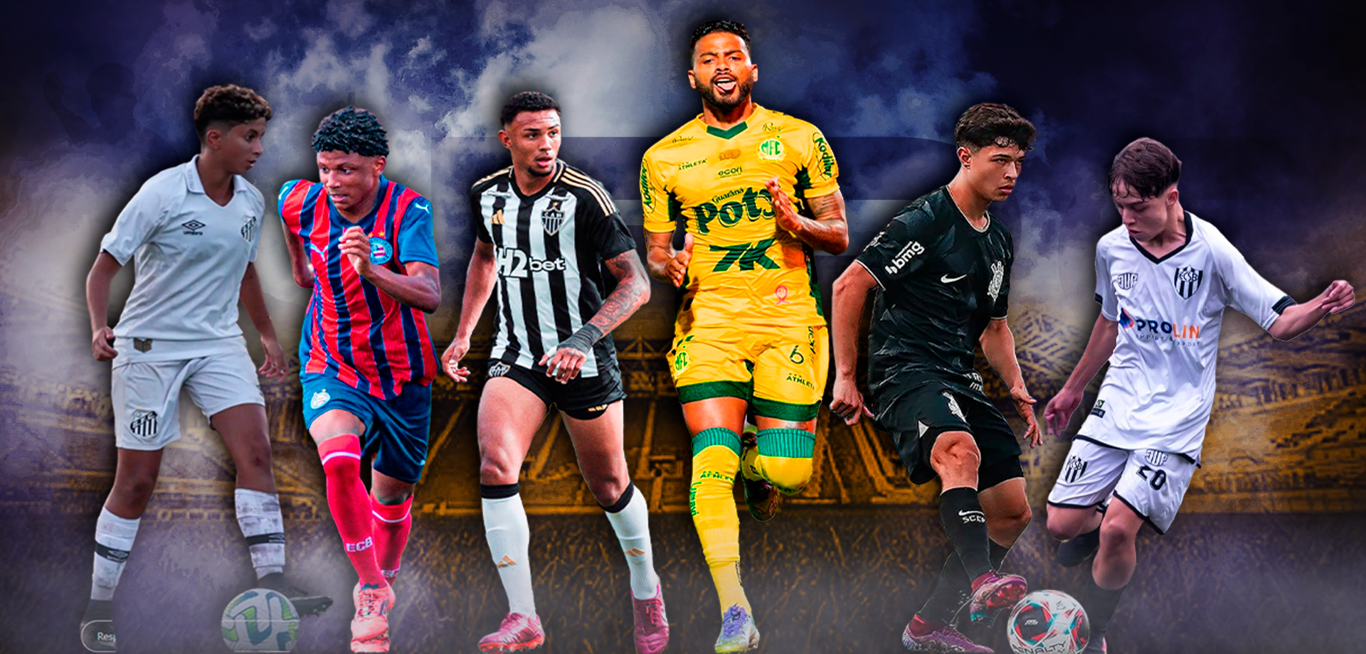 Jogador em campo, foco na condução da bola